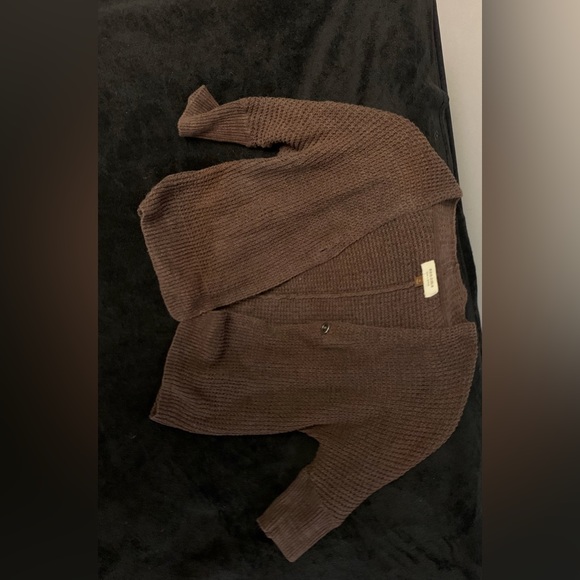 Sonoma Jackets & Blazers - Brown knit cardigan